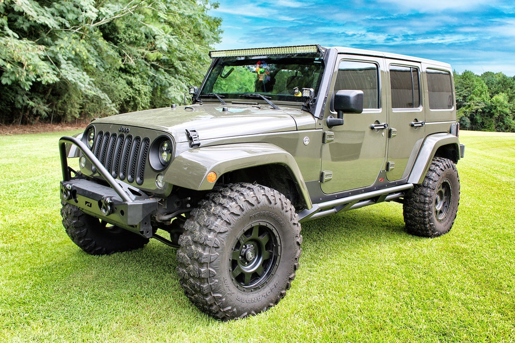 Motobilt Rocker Guards Frame Mounted Rocker Guards for Jeep JKU 4 Door Motobilt - MB1158-JKU