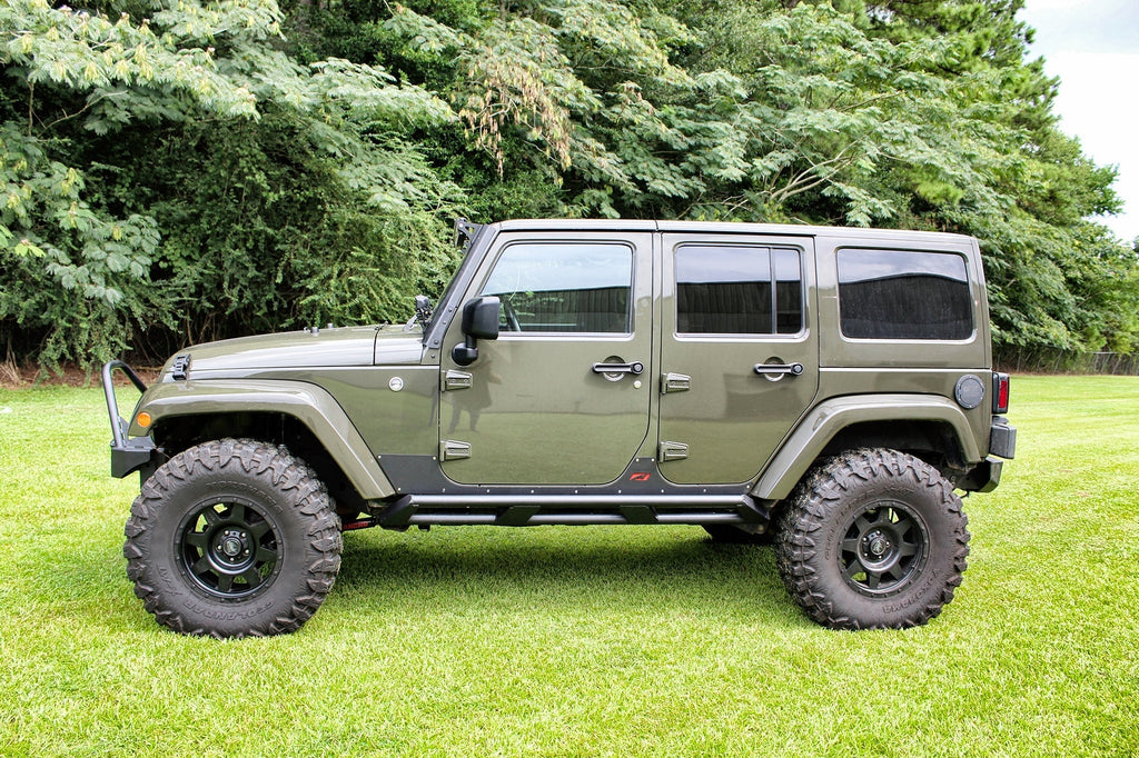 Motobilt Rocker Guards Frame Mounted Rocker Guards for Jeep JKU 4 Door Motobilt - MB1158-JKU