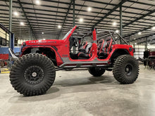 Load image into Gallery viewer, Motobilt Rocker Guards Frame Mounted Rocker Guards For 4 Door Jeep JL Bare Steel Motobilt - MB1158