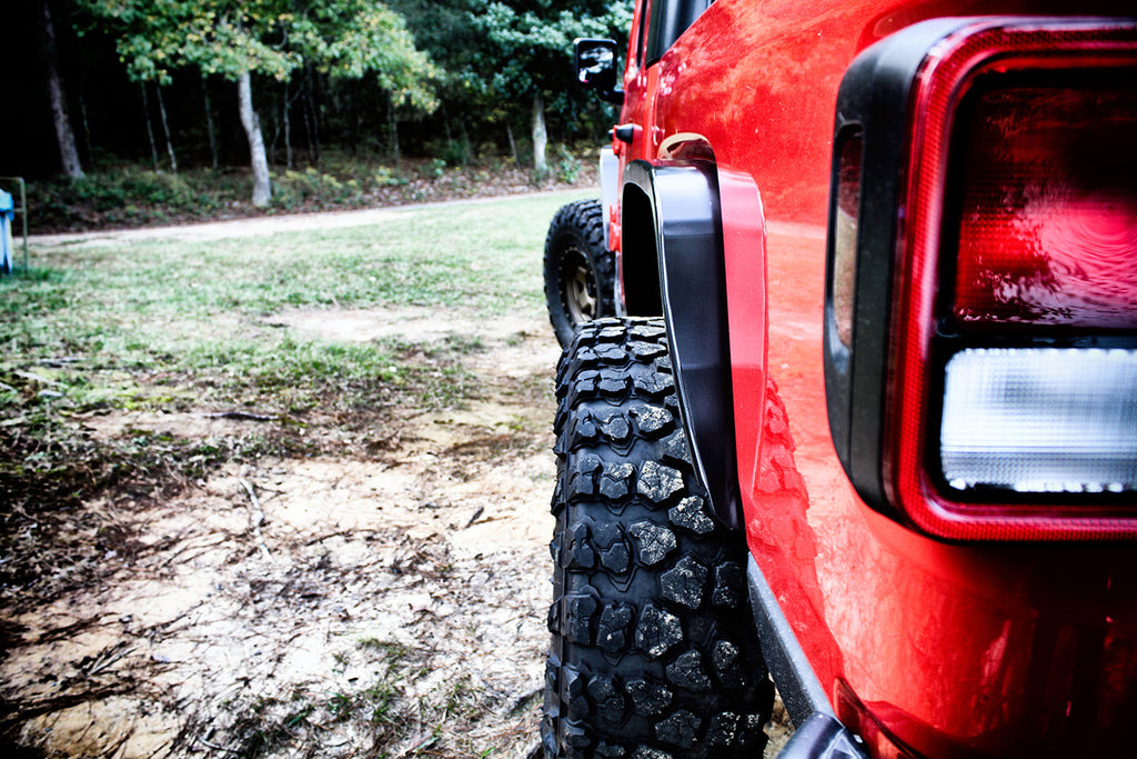 Motobilt Fender Flares Aluminum Rear Fender Flares for Jeep Gladiator JT - MB1167-A