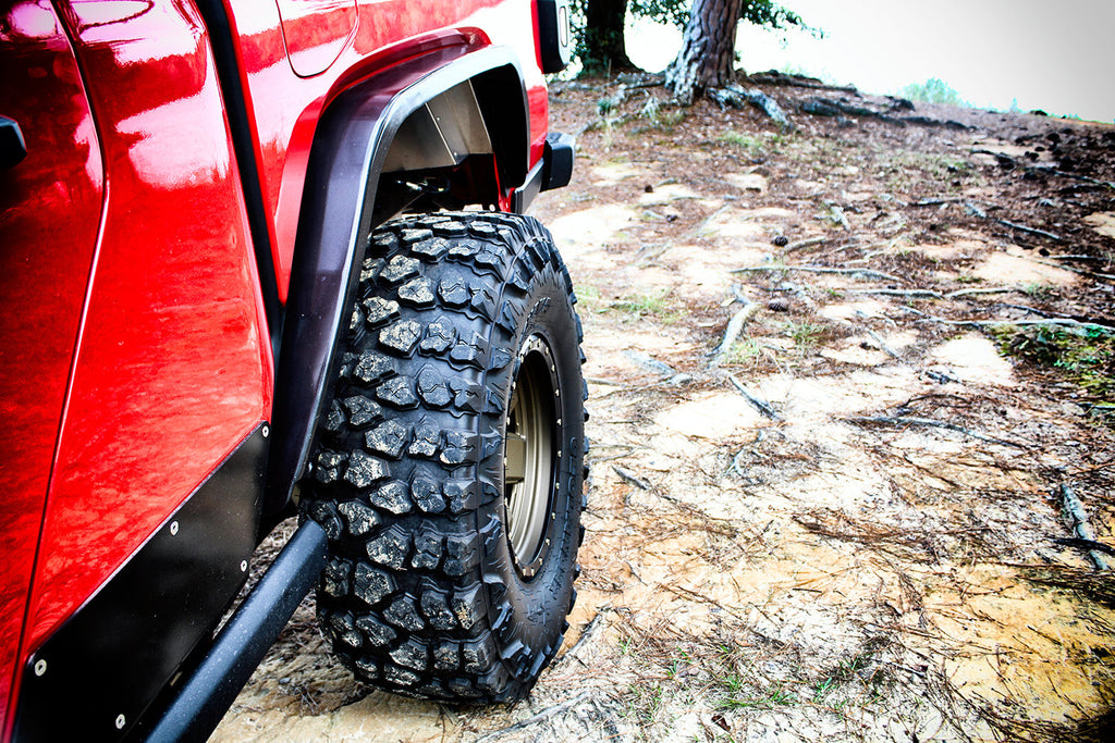 Motobilt Fender Flares Aluminum Rear Fender Flares for Jeep Gladiator JT - MB1167-A