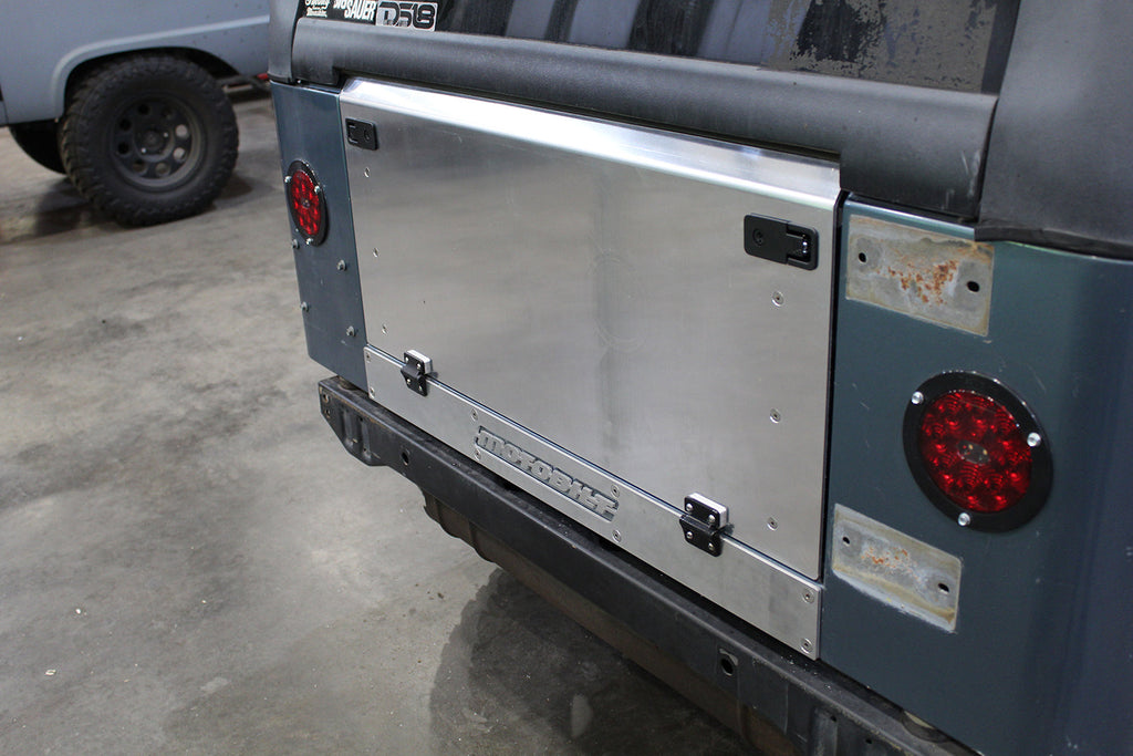Motobilt Tailgates Fold Down Aluminum Tailgate for Jeep CJ, YJ, TJ and LJ Motobilt - MB1168