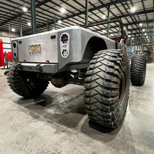 Load image into Gallery viewer, Motobilt Rocker Guards 15 inch Stretch Over the Rail Corner Armor for Jeep YJ Motobilt - MB1170