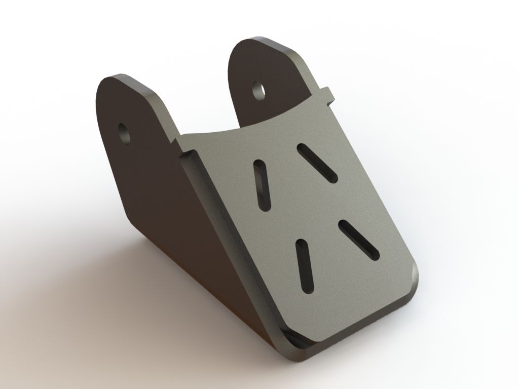 Motobilt Leaf Spring Hanger Leaf Spring Hangers 3 inch Wide 7/16 Inch Bolt Hole Pair Motobilt - MB1538-300-44