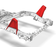 Load image into Gallery viewer, Motobilt Shock Mount Rear Upper Shock Mounts 16 Inch ORI&#39;s for Jeep JLU Motobilt - MB1562