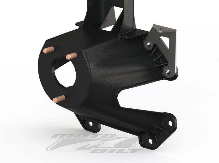 Motobilt CB Antenna Mounts Jeep JK CB Antenna Mount 07-18 Wrangler JK Steel Kit Motobilt - MB2012