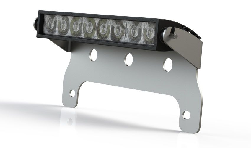 Motobilt Winch Fairlead Mount LED Fairlead Mount 10 Inch Single Row Motobilt - MB2031