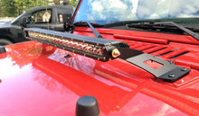 Load image into Gallery viewer, Motobilt Hood Latch Jeep JK 20 Inch LED Single Row Hood Mounts 07-18 Wrangler JK Motobilt - MB2032