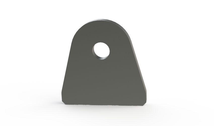 Motobilt Axle Tube Shock Tab Poly Bushing or Shock Tab 2.5 Inch Base Motobilt - MB2038