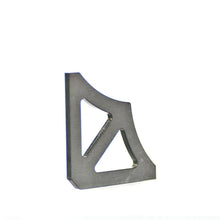 Load image into Gallery viewer, Motobilt Gussets Scalloped Two Hole Gusset 3x3 Inch Steel Motobilt - MB2039
