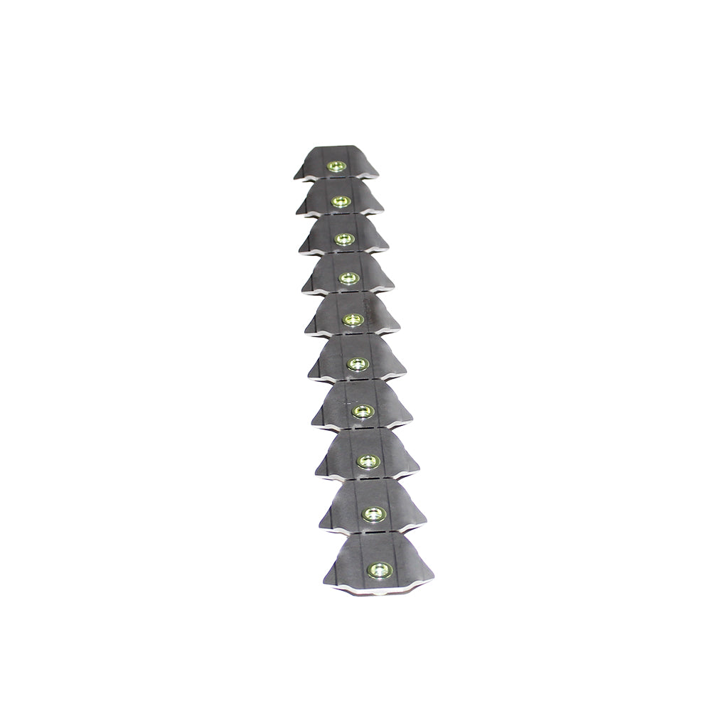 Motobilt Tabs Trick Tab with 1/4 Inch 20 Rivnuts 10 Pack Motobilt - MB2123-002R
