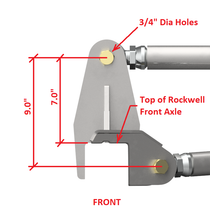 Load image into Gallery viewer, Motobilt Suspension Kit Rockwell Axle Lower Link Plate Kit Motobilt - MB2124