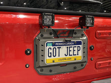 Load image into Gallery viewer, Motobilt Mounting Brackets(Lighting) Aluminum Rear LED Light Bracket for MB1077 Fits Jeep JL Motobilt - MB2129-A