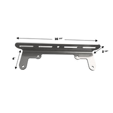 Load image into Gallery viewer, Motobilt License Plate Bracket Light Mount for JK Tag Mount Raw Steel Motobilt - MB2130
