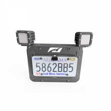 Load image into Gallery viewer, Motobilt License Plate Bracket Light Mount for JK Tag Mount Raw Steel Motobilt - MB2130