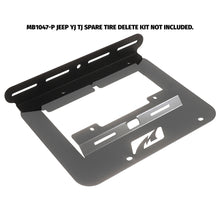 Load image into Gallery viewer, Motobilt License Plate Bracket Light Mount for YJ-TJ Tag Mount MB1047 Motobilt - MB2131