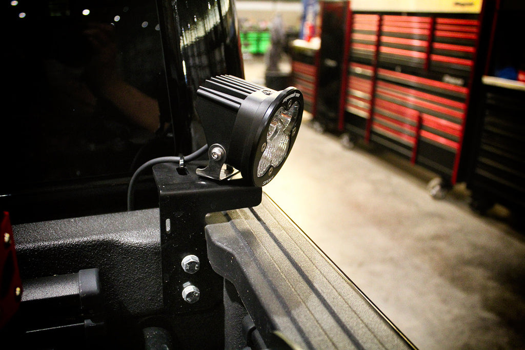 Motobilt Mounting Brackets(Lighting) Aluminum Bed Light Mounts for Jeep JT Gladiator Motobilt - MB2142-A