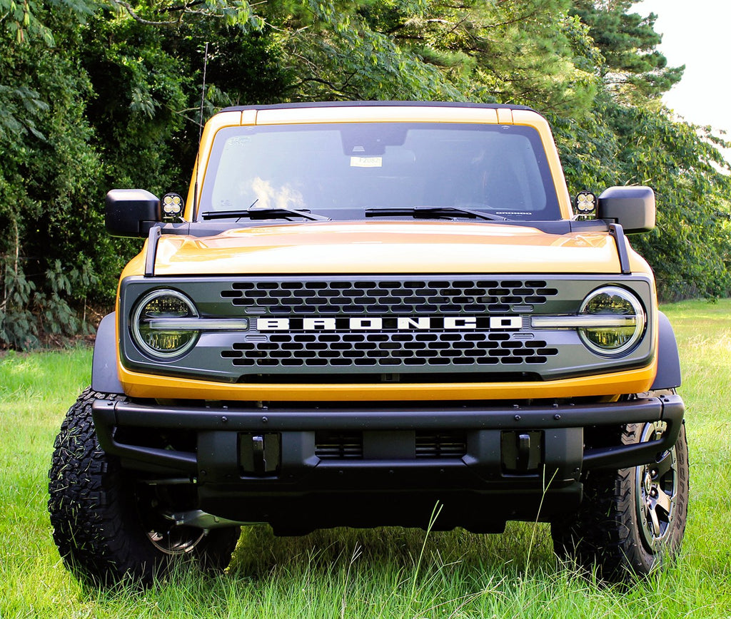 Motobilt Mounting Brackets(Lighting) A-Pillar LED Light Mount For 2021 Ford Bronco Bare Steel Motobilt - MB2158
