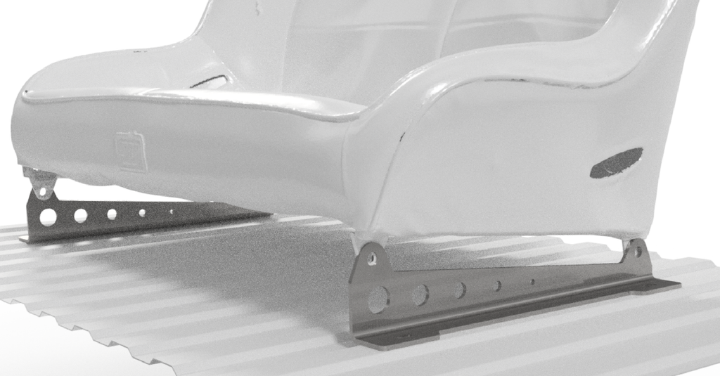 Motobilt Seat Mounting Bracket Universal Rear Seat Mounts for PRP Seats Motobilt - MB2164