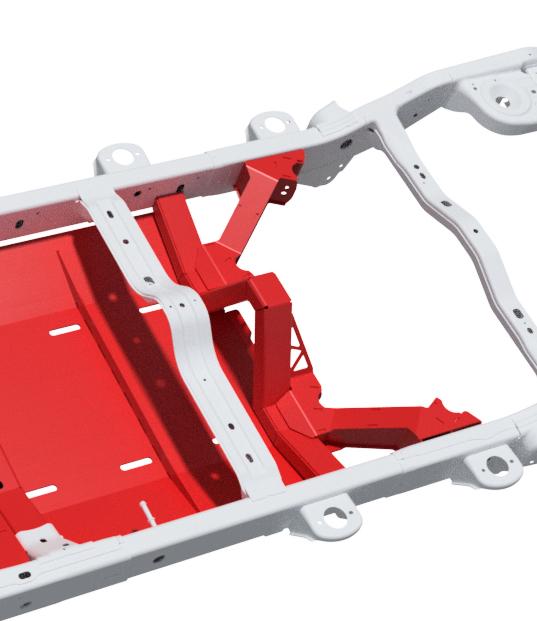 Motobilt Crossmember Rear Lower Link Crossmember For Jeep JKU Bare Steel Motobilt - MB3028