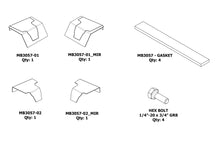 Load image into Gallery viewer, Motobilt Roll Cage B-Pillar Chop Kit For Jeep JKU Bare Steel Motibilt - MB3057