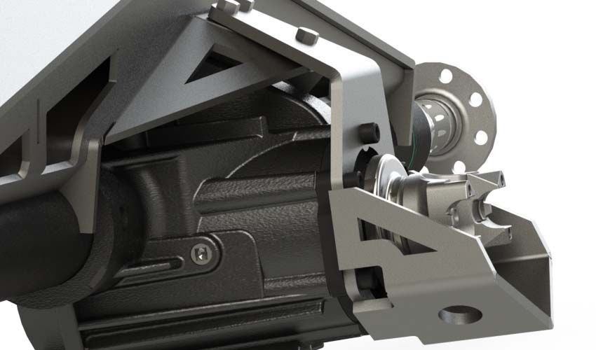 Motobilt Axle Truss 14 Bolt Competition Axle Truss Motobilt - MB4003