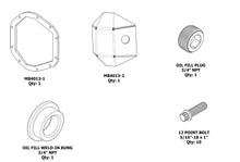 Load image into Gallery viewer, Motobilt Differential Covers DIY Dana 44 DIFF Cover Motobilt - MB4013-DIY