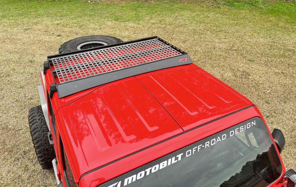 Motobilt Cargo Rack Half Cab Roof Rack for Jeep JT Gladiator Motobilt - MB5059