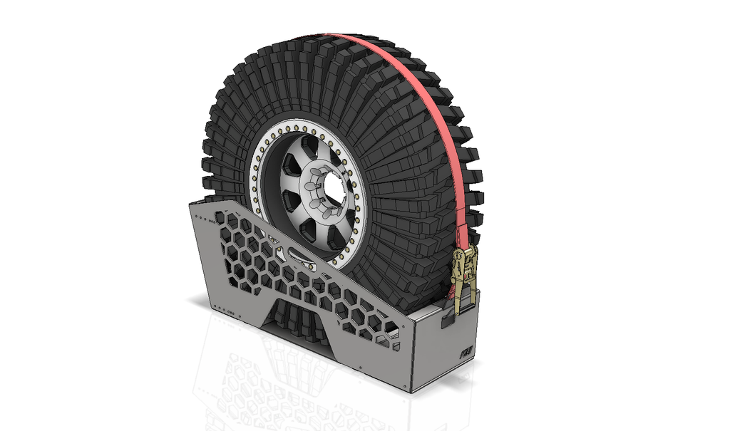 Motobilt Tire Carriers Universal Bed Mounted Tire Carrier Motobilt - MB5061