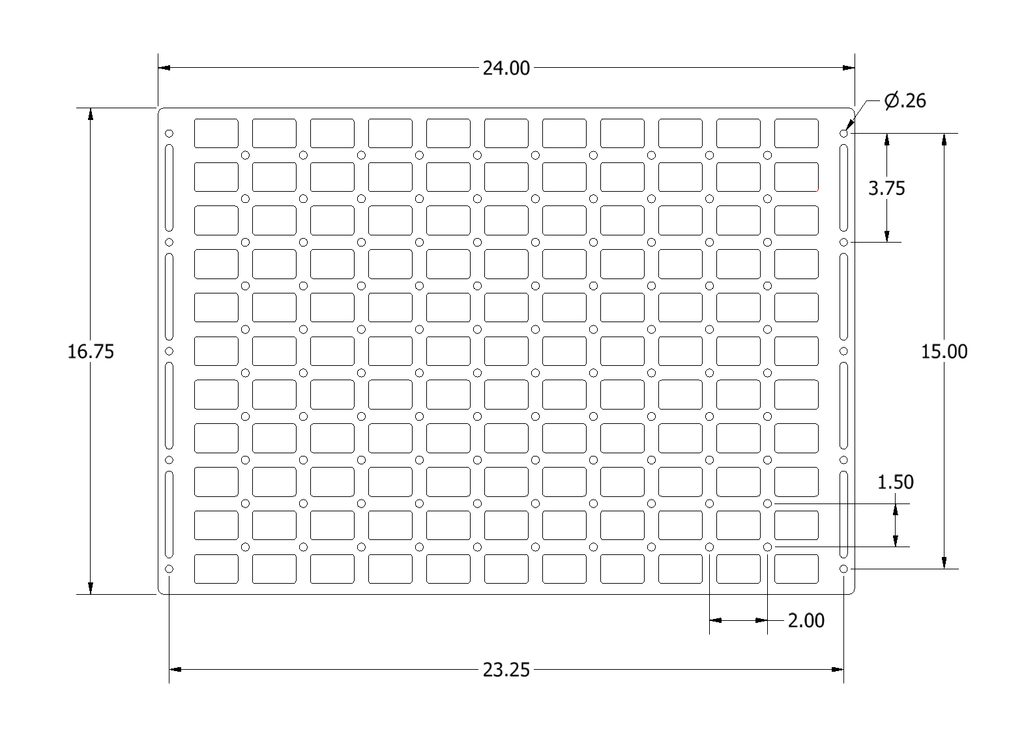 Motobilt Molle Panel MOLLE Panel for Motobilt Roof Racks Motobilt - MB5068