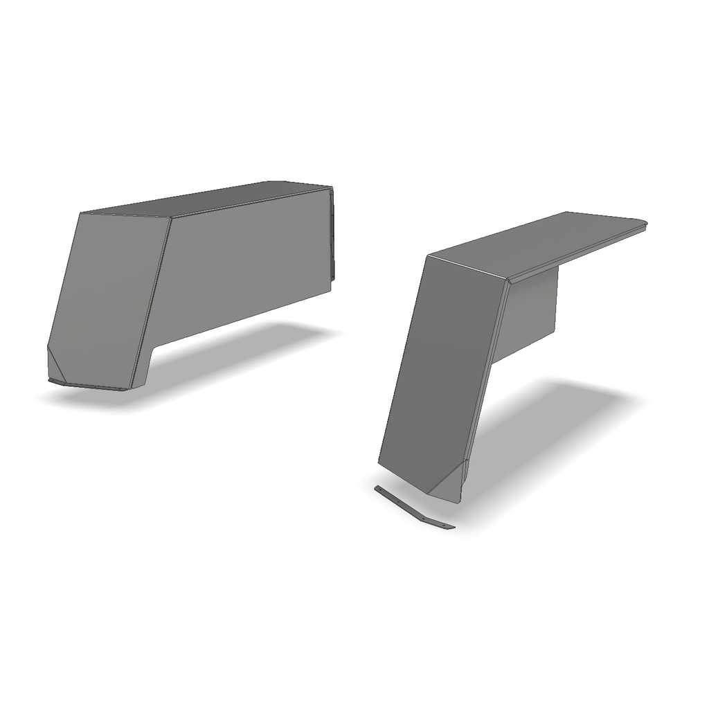 Motobilt Fenders Jeep TJ High Clear Rear Inner Fender For 97-06 Wrangler TJ Motobilt - MB5513