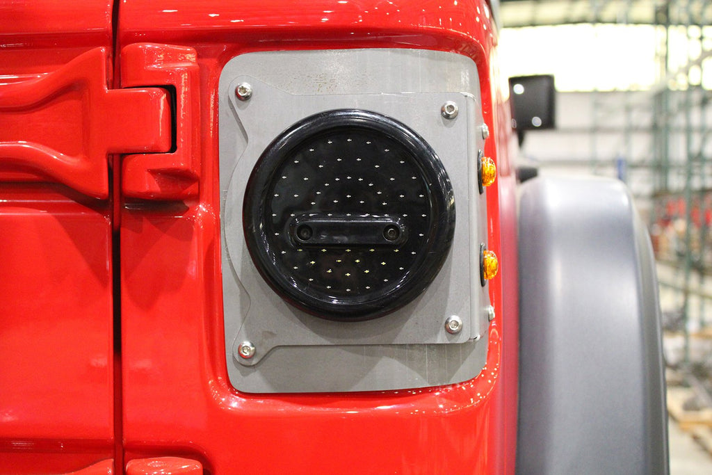 Motobilt Tail light Jeep JL Round Tail Light Conversion Kit for Wrangler JL w/o Sensors Motobilt - MB5521
