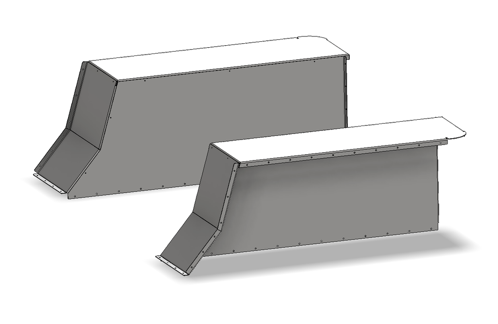 Motobilt Inner Fender Kit Highline Rear Inner Fender Replacement Kit for 1987-1996 Jeep YJ Motobilt - MB5528