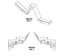 Load image into Gallery viewer, Motobilt Suspension Kit 4 Link Rear Suspension Brackets With Crossmember For Jeep JKU Bare Steel Motobilt - MB7005