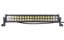 Load image into Gallery viewer, Quake LED Light Bar 22 Inch LED Light Bar Dual Row 120 Watt Combo White/Green Magma Series - QUDG398