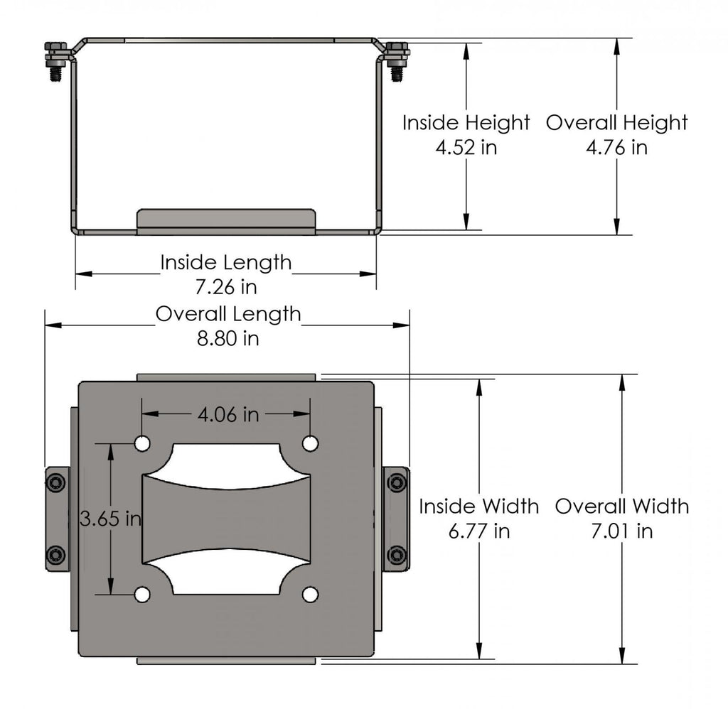 Artec Industries Battery Boxes Odyssey PC 925 Battery Mount Artec Industries - OY9251