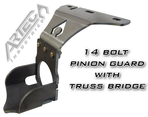 Artec Industries Pinion Guards 14 Bolt Pinion Guard W/Truss Bridge High Artec Industries - PG1402