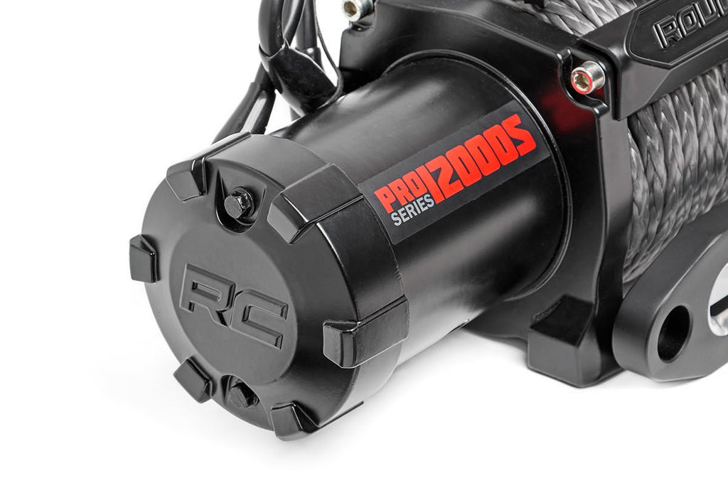 Rough Country Winches 9500 LB Electric Winch Synthetic Rope Pro Series Rough Country - PRO9500S