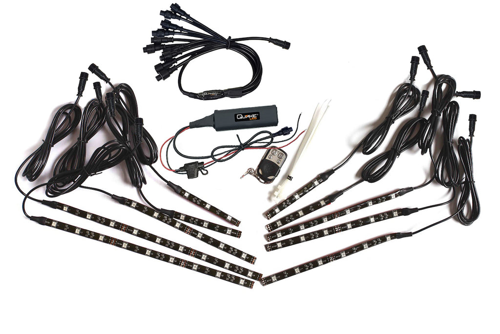 Quake LED Underbody Light Kit RGB Accent Kit - Quad Lock Pro + Interlock Compatible - QAK094