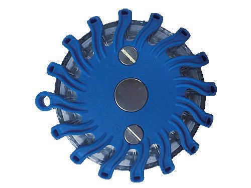 Quake LED Emergency Vehicle Light Relay LED Roadside Emergency Beacon 9 Patterns Blue - QBB444