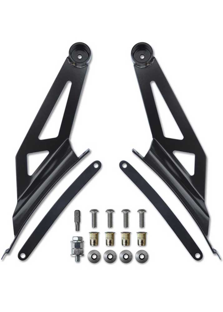 Quake LED Light Bar Mounting Kit 50 in. Curved LED Light Bar Ford Roof Bracket - QBF425