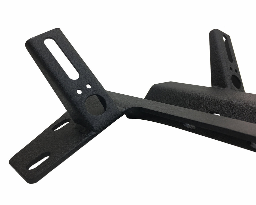 Quake LED Light Bar Mounting Kit Jeep JK Window Pillar Bracket w/Pod Mounts 2007-18 Wrangler JK - QBH799