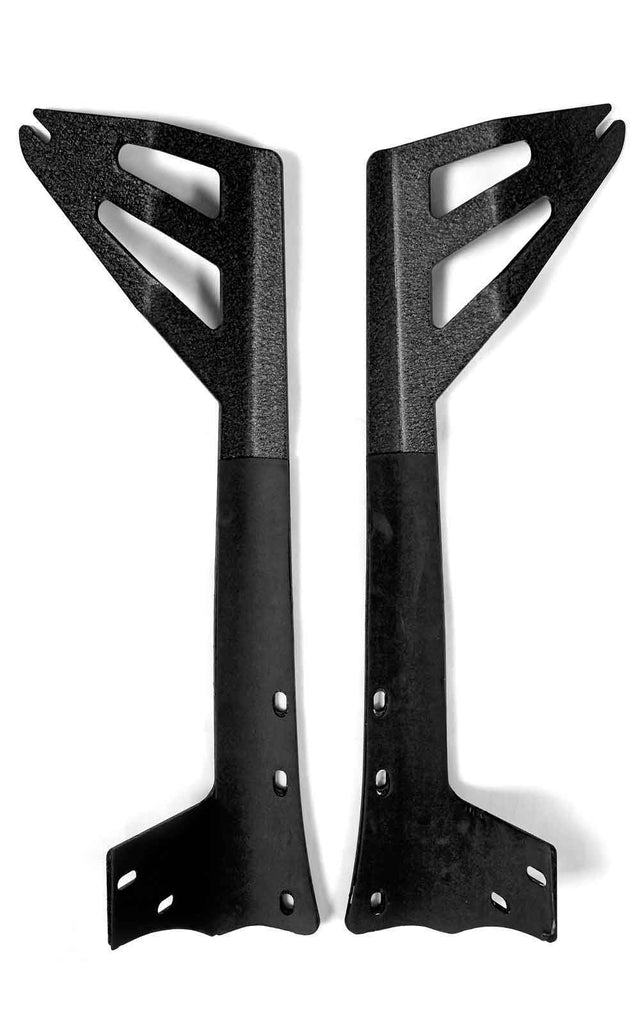 Quake LED Light Bar Mounting Kit Jeep JK 52-53 Inch Straight LED Light Bar Window Pillar Bracket 2007-18 - QBJ402