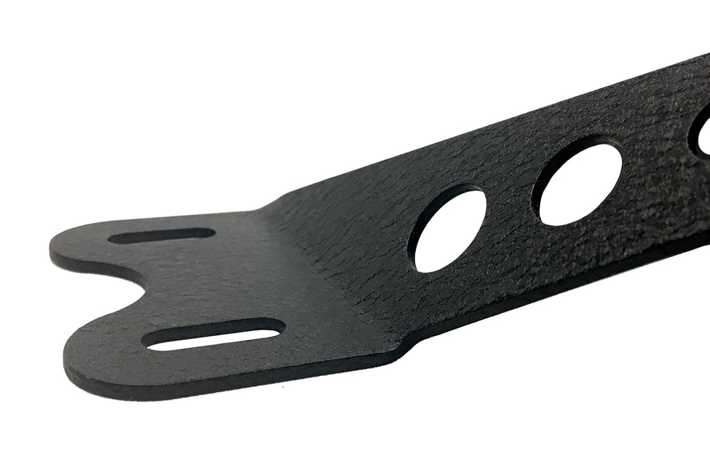 Quake LED Light Bar Mounting Kit Jeep Hood Light Bar Bracket 20 Inch Black Powder coat - QBJ411