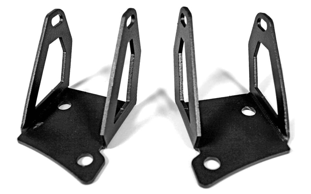 Quake LED Light Bar Mounting Kit Jeep JK Single Light Window Pillar Bracket 2007-18 - QBJ424