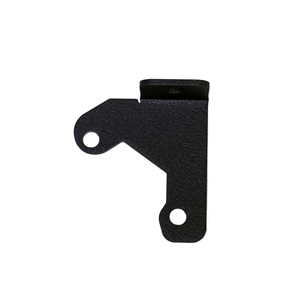 Quake LED Light Bar Mounting Kit Jeep JK Whip Light Mounting Bracket 2007-18 Wrangler JK Black Powder coat - QBJ791