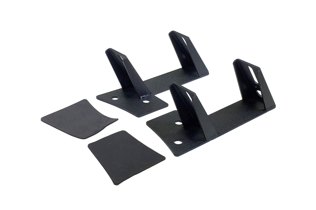 Quake LED Light Bar Mounting Kit Jeep Wrangler JK Double Light Window Pillar Bracket - QBU789