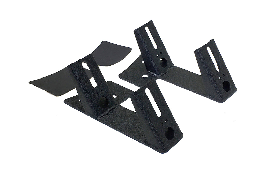 Quake LED Light Bar Mounting Kit Jeep Wrangler JK Double Light Window Pillar Bracket - QBU789