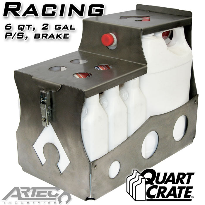 Artec Industries Quart Crates Racing Quart Crate 6 Qts Brake P/S 2 Gallons Artec Industries - QC0102