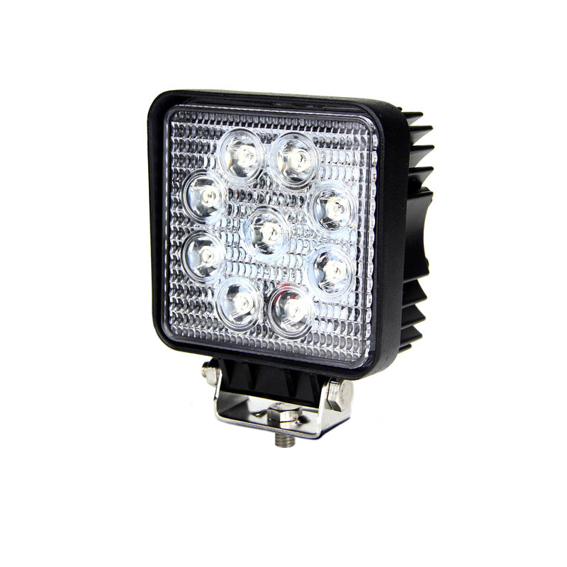Quake LED Work Light 4 Inch Work Light 27 Watt 30 Degree Green Spot Fracture Series - QFR137